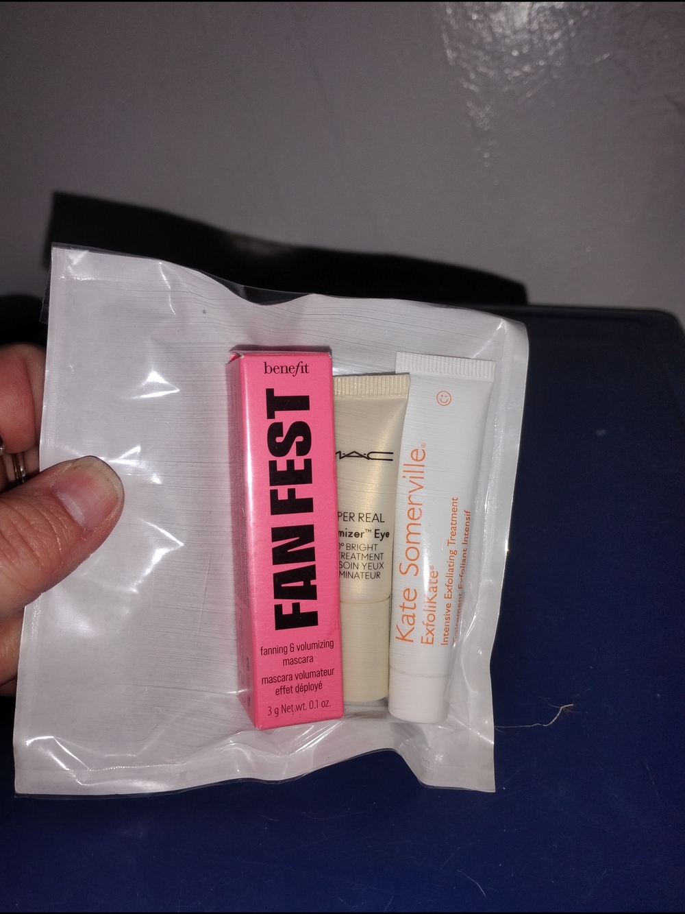 Benefit Fan Fest Volumizing Mascara, M*A*C Hyper Real Serum, & Somerville Exf